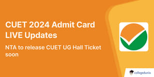CUET Admit Card 2024 LIVE Updates: CUET UG Admit Card OUT @cuetug.ntaonline.in; Check details here
